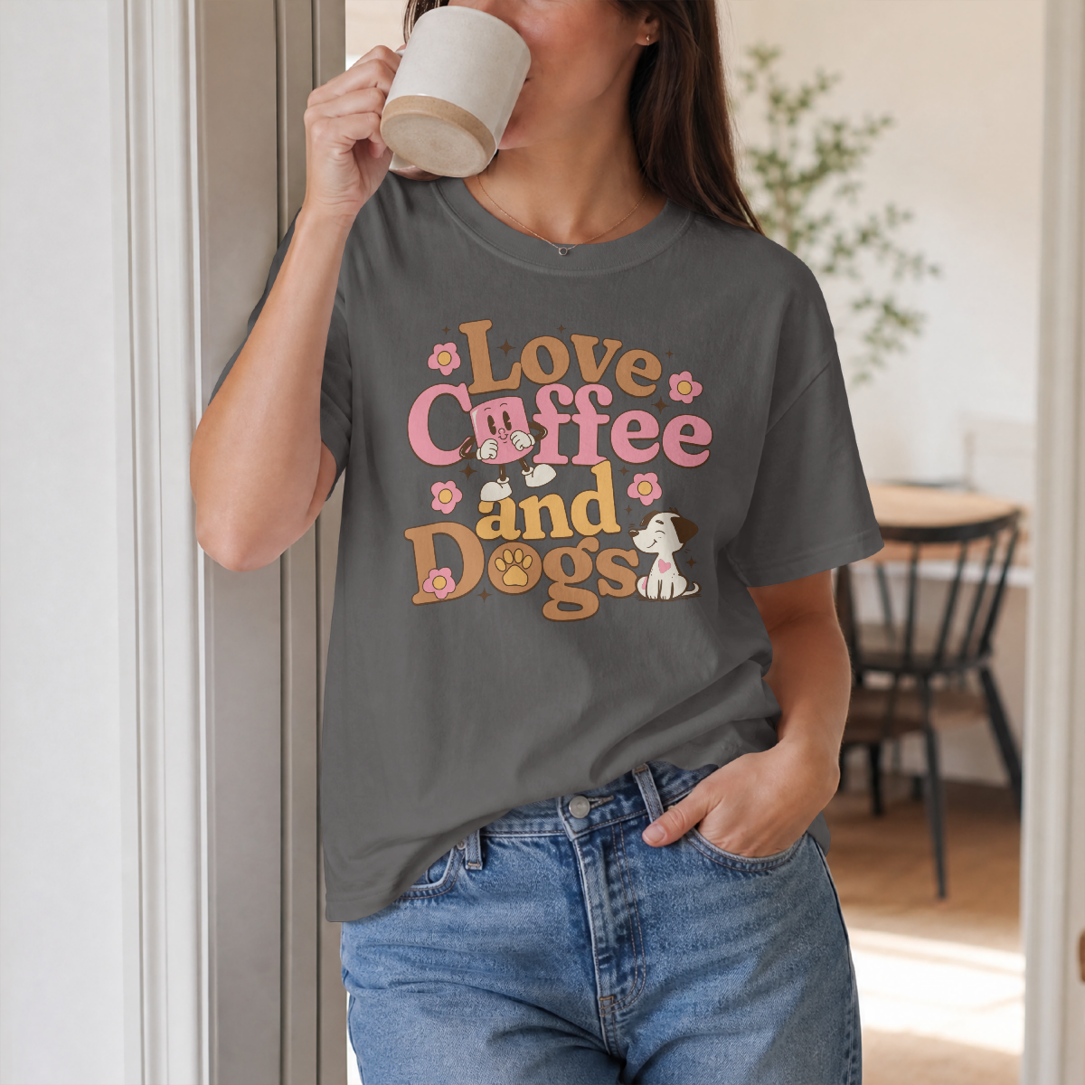 Ladies LOVE COFFEE & DOGS