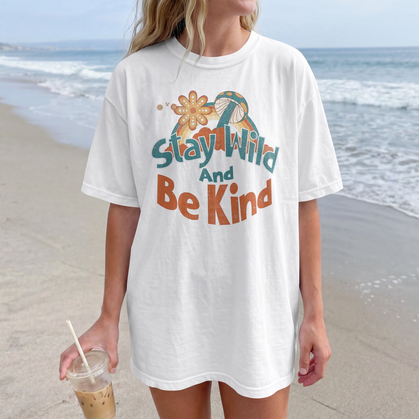 Ladies STAY WILD & BE KIND t-shirt