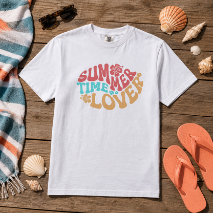 Ladies SUMMER TIME LOVER Short sleeve t-shirt
