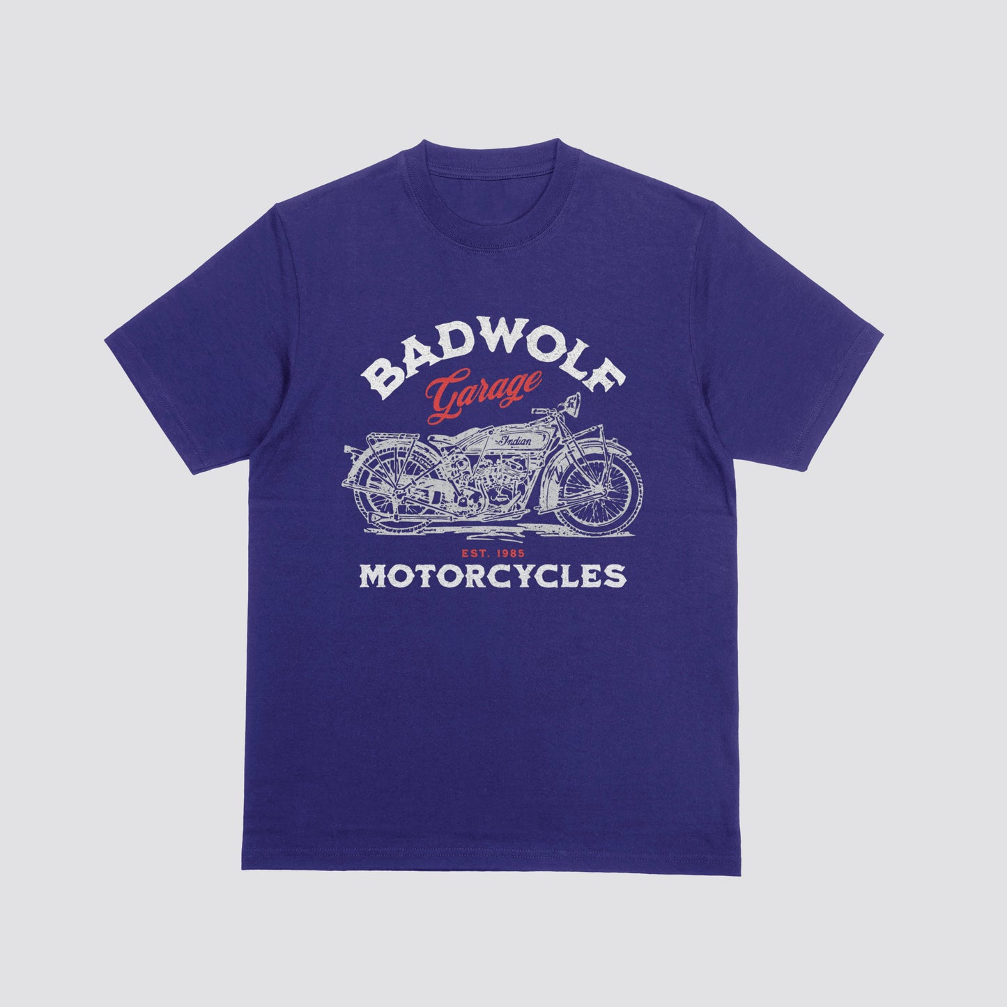 BADWOLF Motorcycles t-shirt (+ FREE KOOZIE)