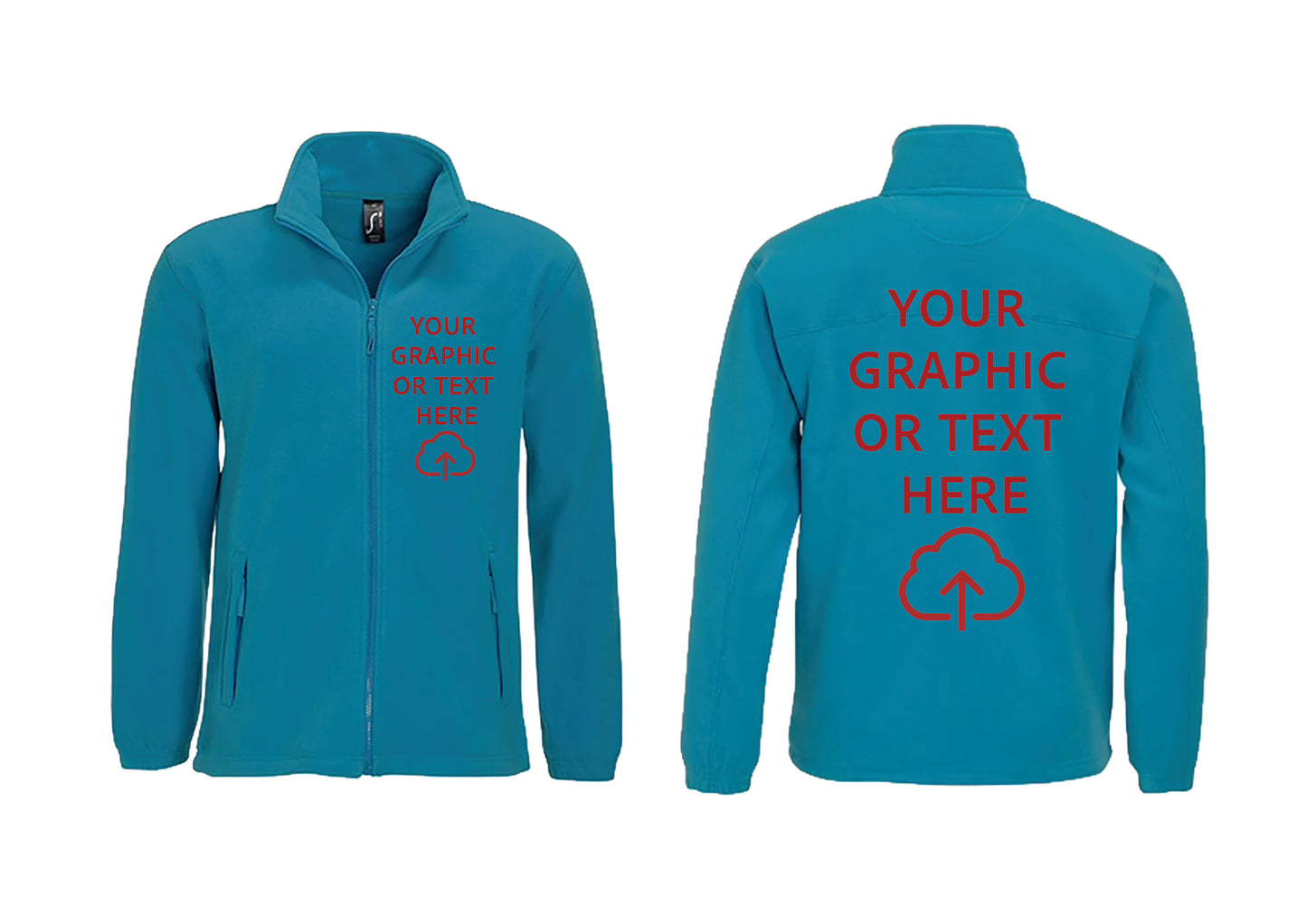 Long Sleeved full zip Fleece