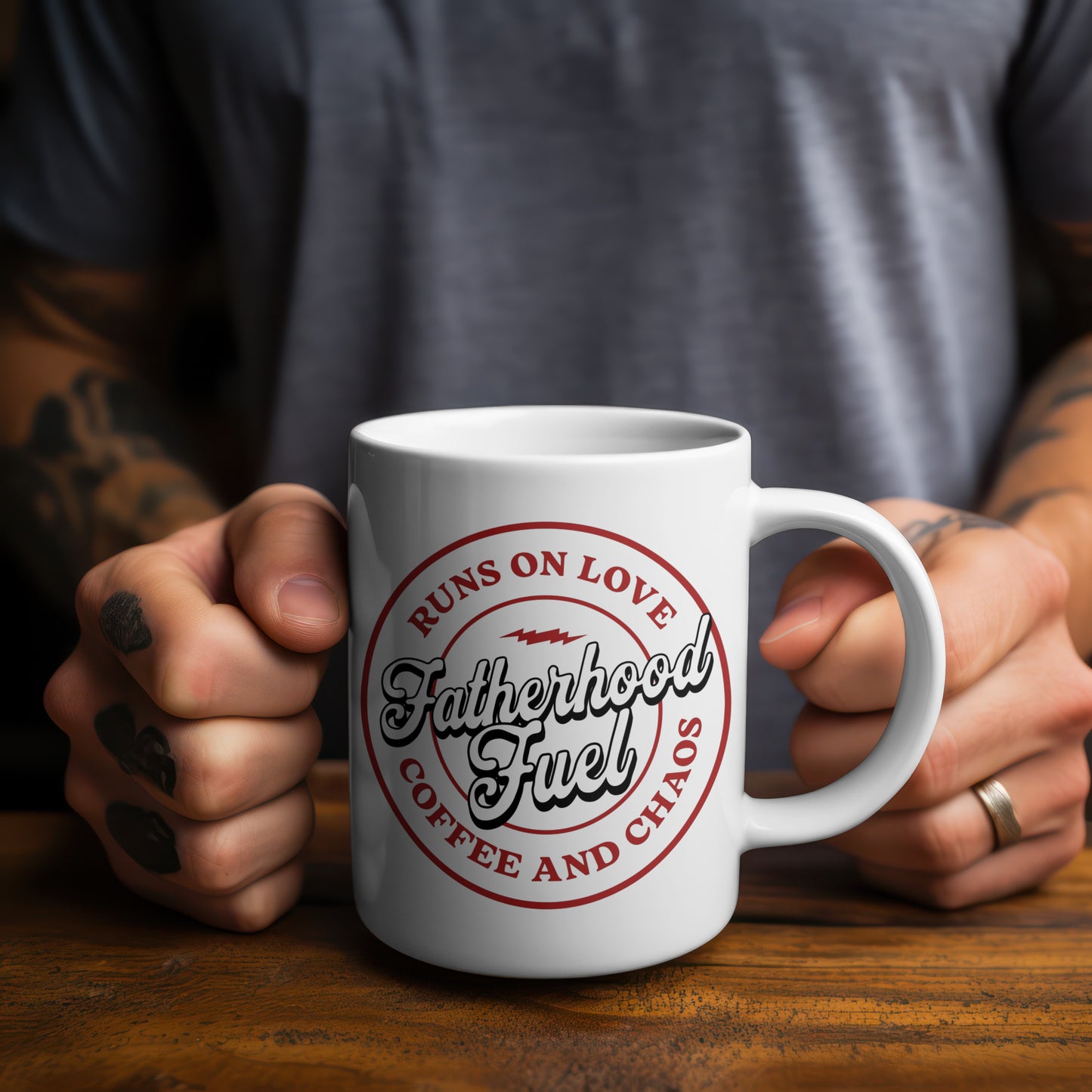 FATHERHOOD mug (+ FREE KOOZIE)