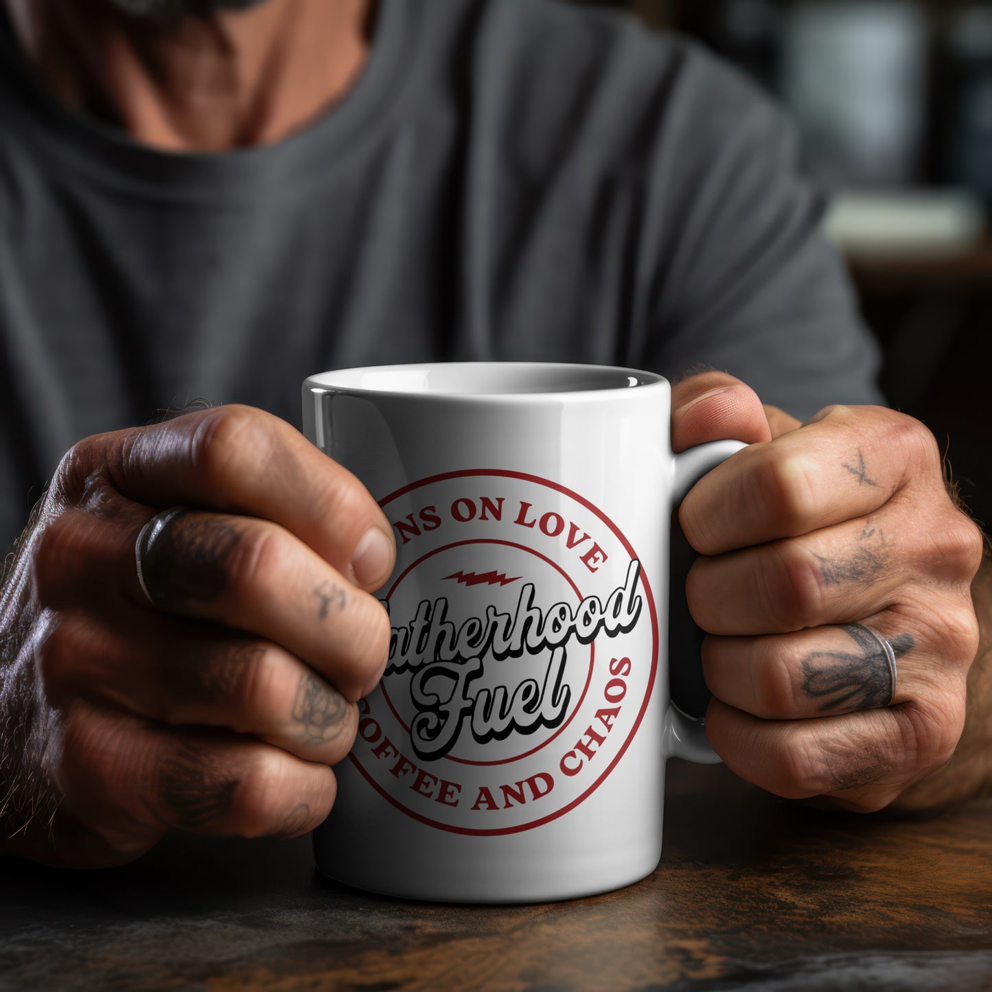 FATHERHOOD mug (+ FREE KOOZIE)