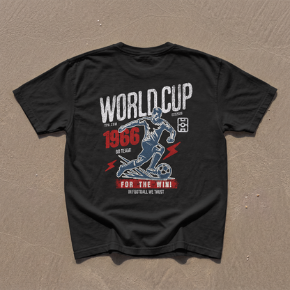 WORLD CUP for the win! short-sleeved t-shirt black