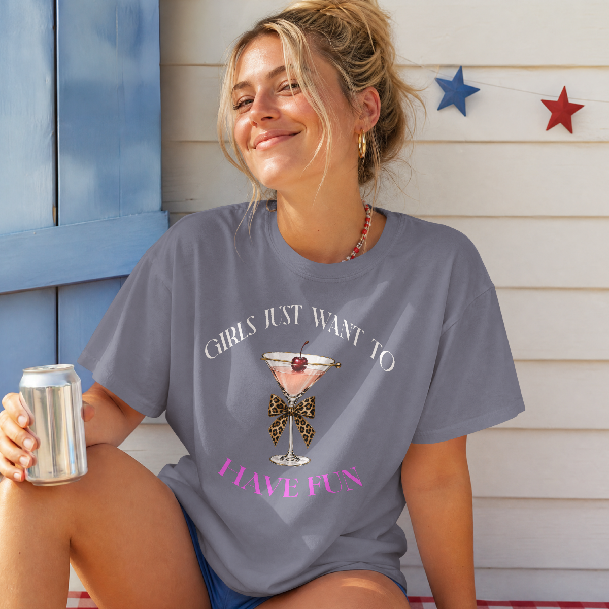 GIRLS JUST WANT TO HAVE FUN t-shirts