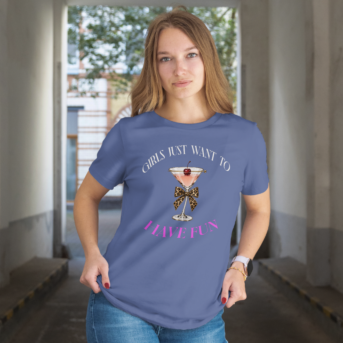 GIRLS JUST WANT TO HAVE FUN t-shirts