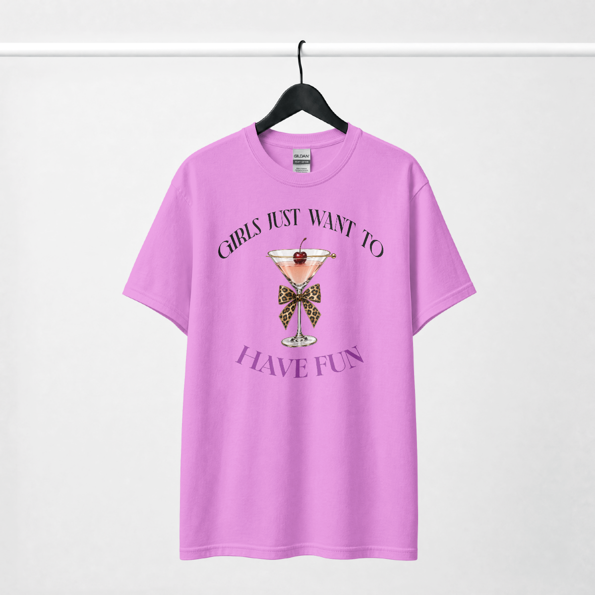 GIRLS JUST WANT TO HAVE FUN t-shirts