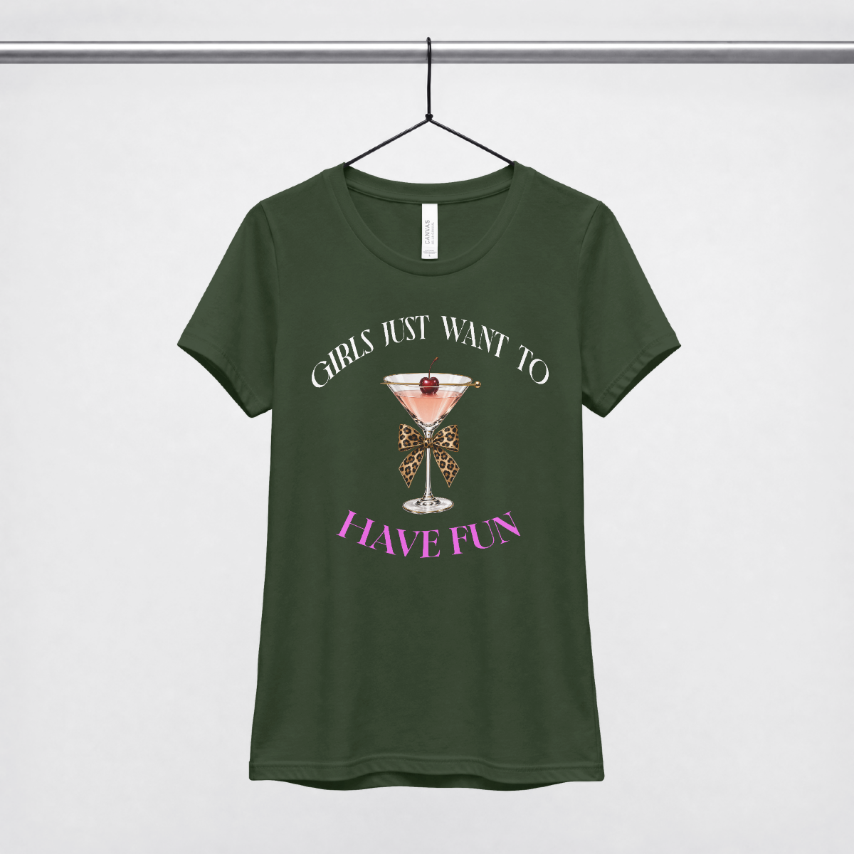 GIRLS JUST WANT TO HAVE FUN t-shirts