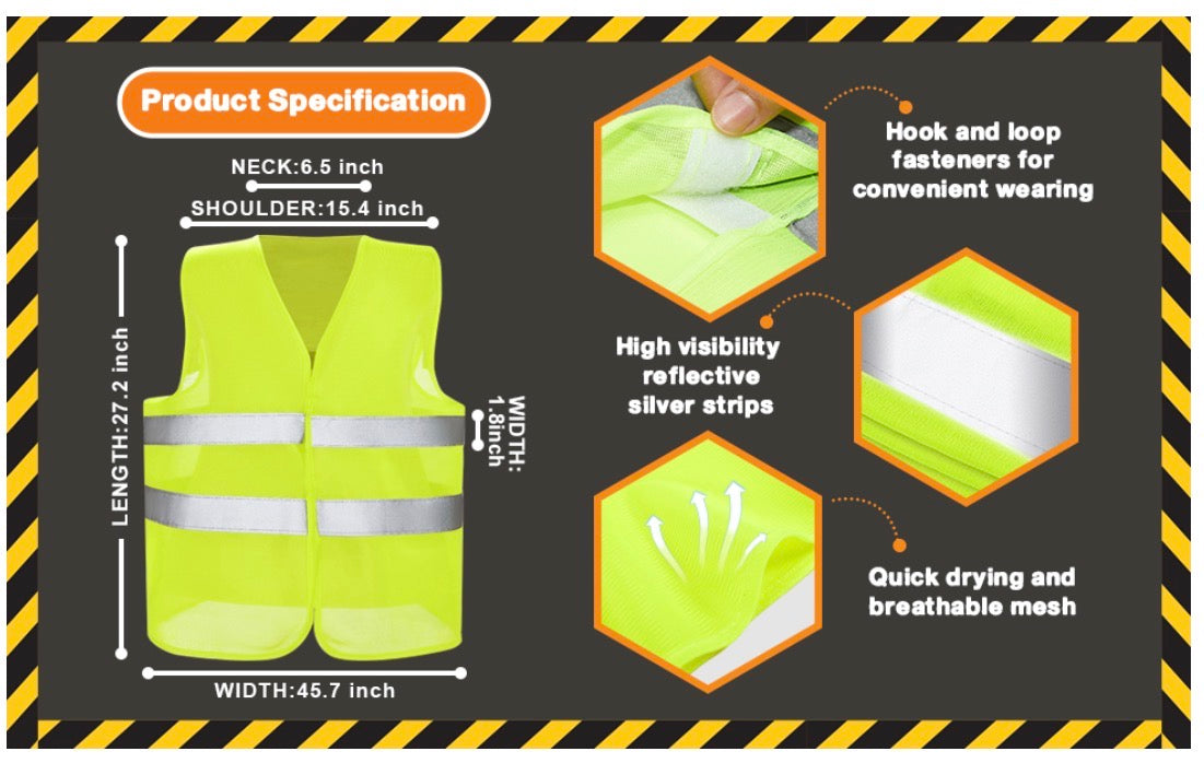 High Visibility Safety Vest