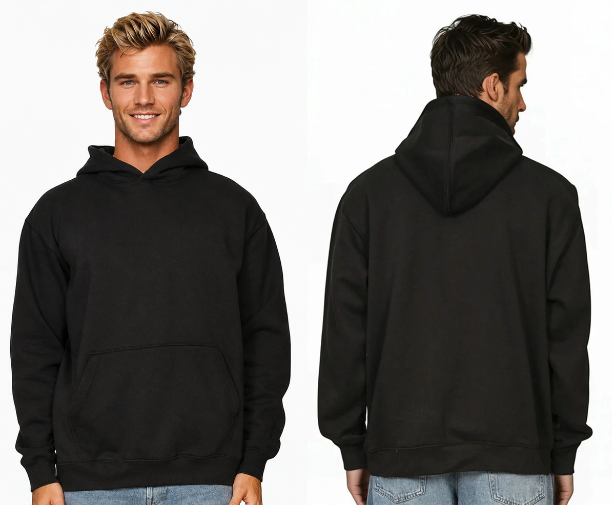 Custom Printed Men's Oversized Hoodies - DTF printing