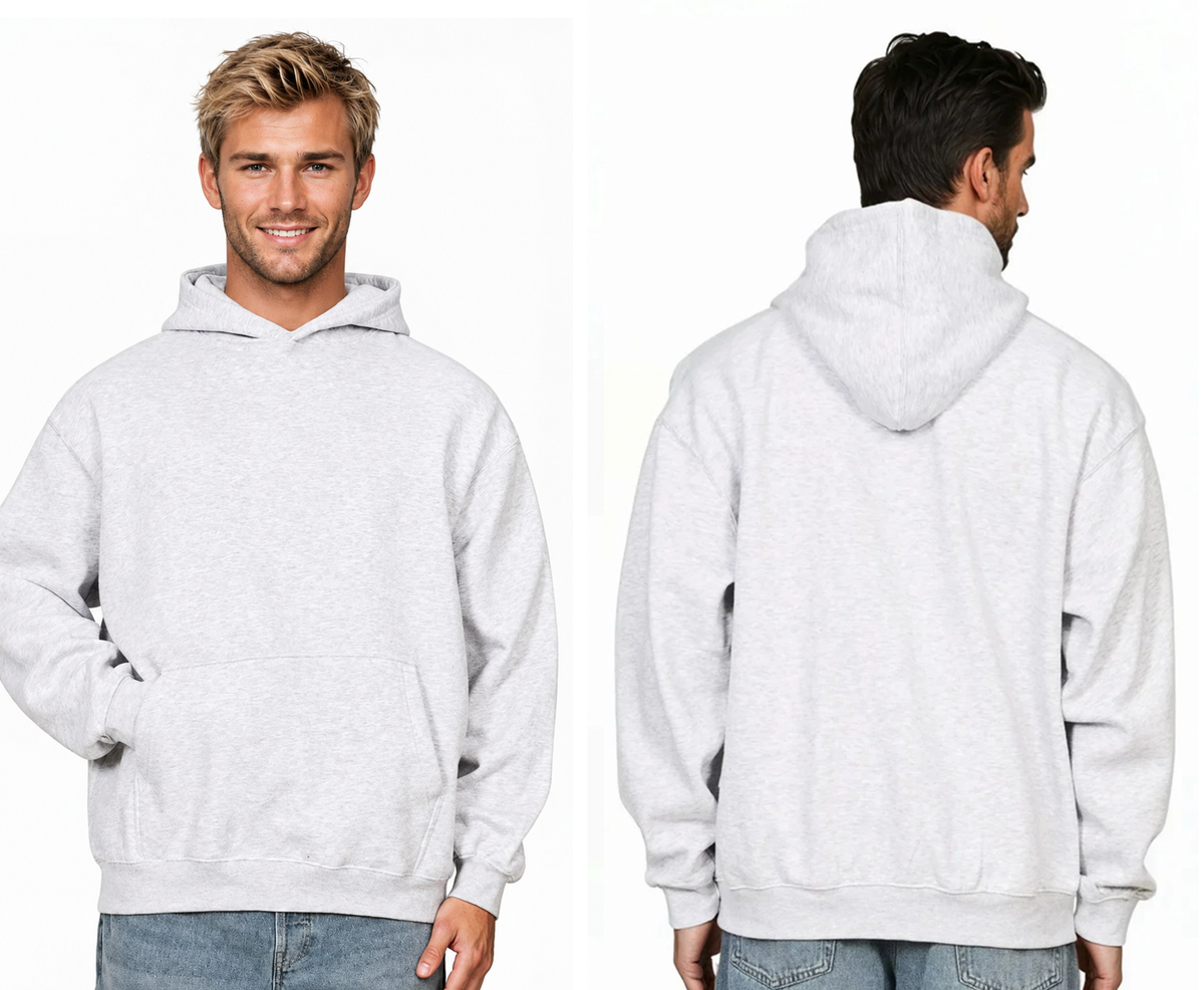 Custom Printed Men's Oversized Hoodies - DTF printing