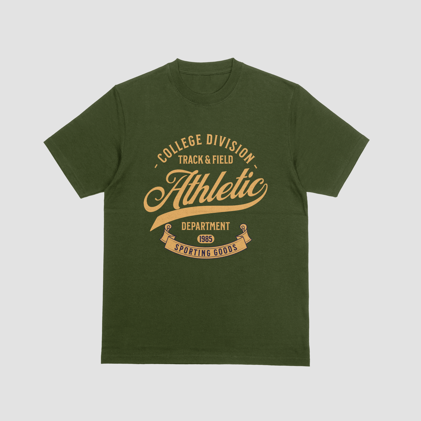 ATHLETIC DEPT. short sleeve t-shirt (+ FREE KOOZIE)