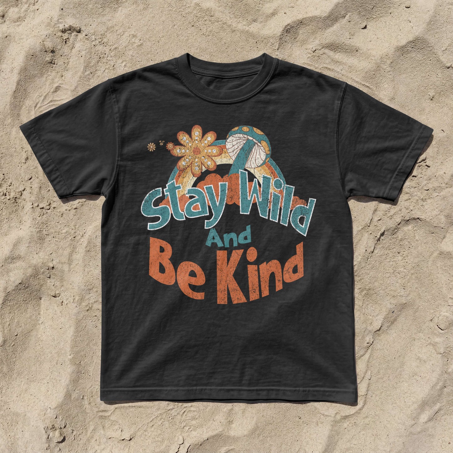 Ladies STAY WILD & BE KIND t-shirt