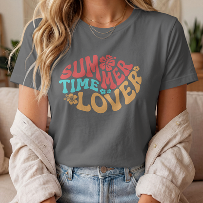 Ladies SUMMER TIME LOVER Short sleeve t-shirt