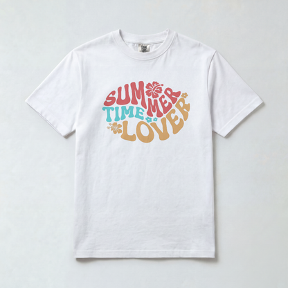 Ladies SUMMER TIME LOVER Short sleeve t-shirt