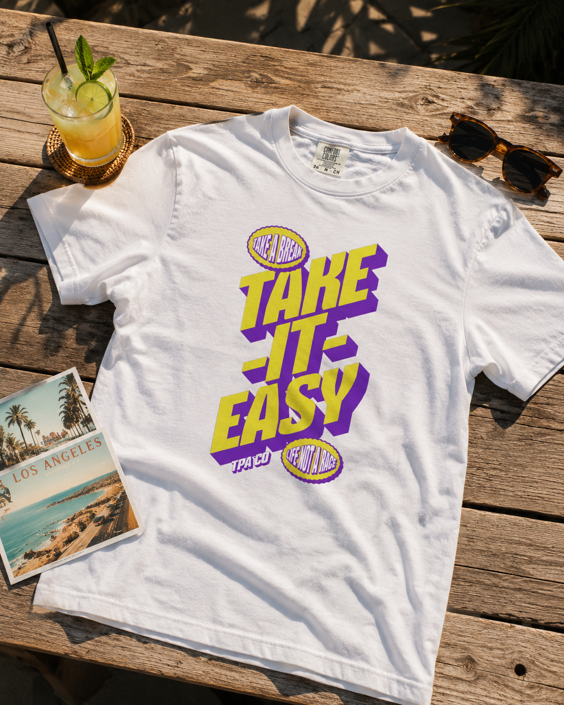 TAKE IT EASY ladies t-shirt