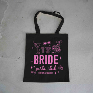 The BRIDE girls club PINK on BLACK