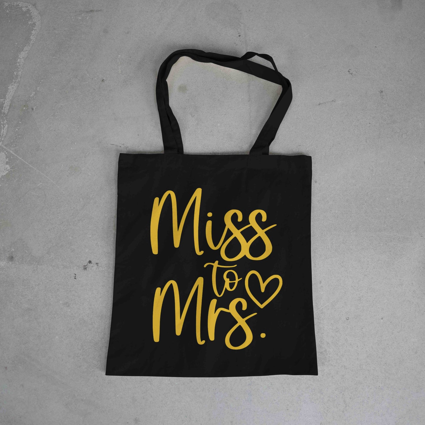 MISS to MRS tote bag