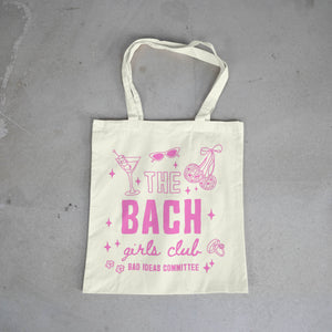 The BACH girls Club PINK on BEIGE