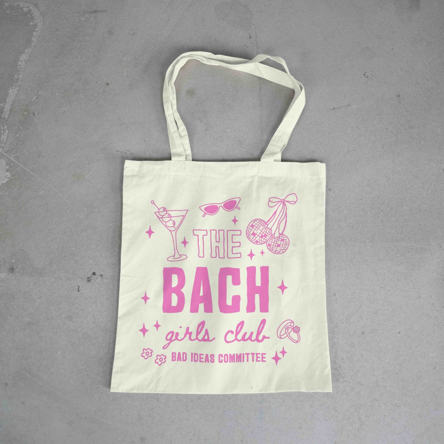 The BACH girls club tote bag