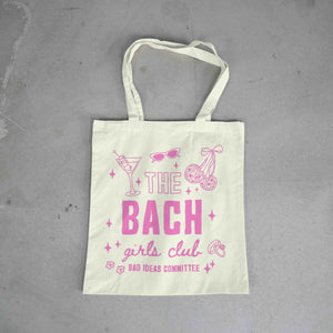 The BACH girls Club PINK on BEIGE