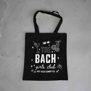 The BACH girls club WHITE ON BLACK