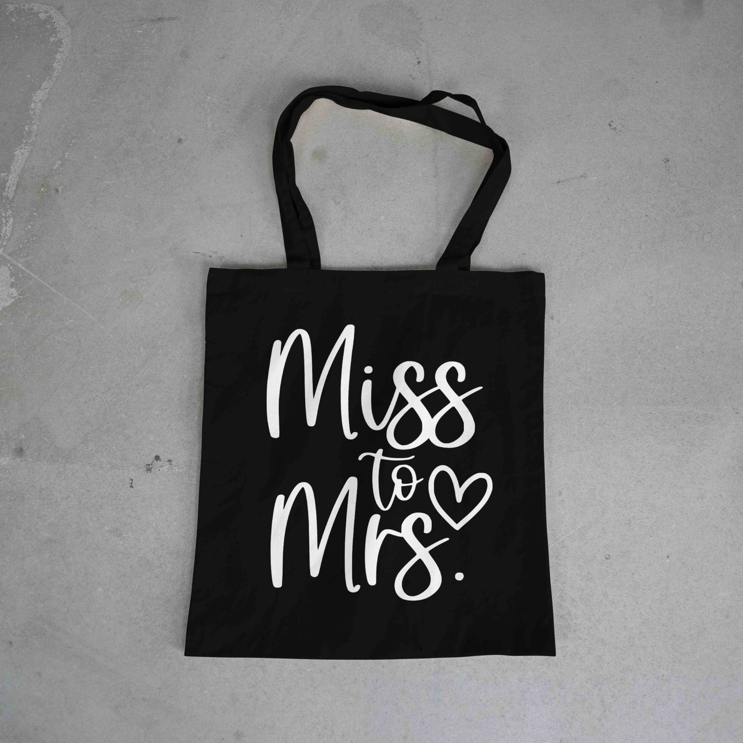 MISS to MRS tote bag