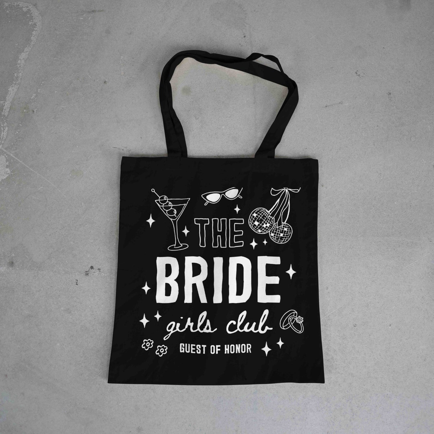 The BRIDE girls club tote bag