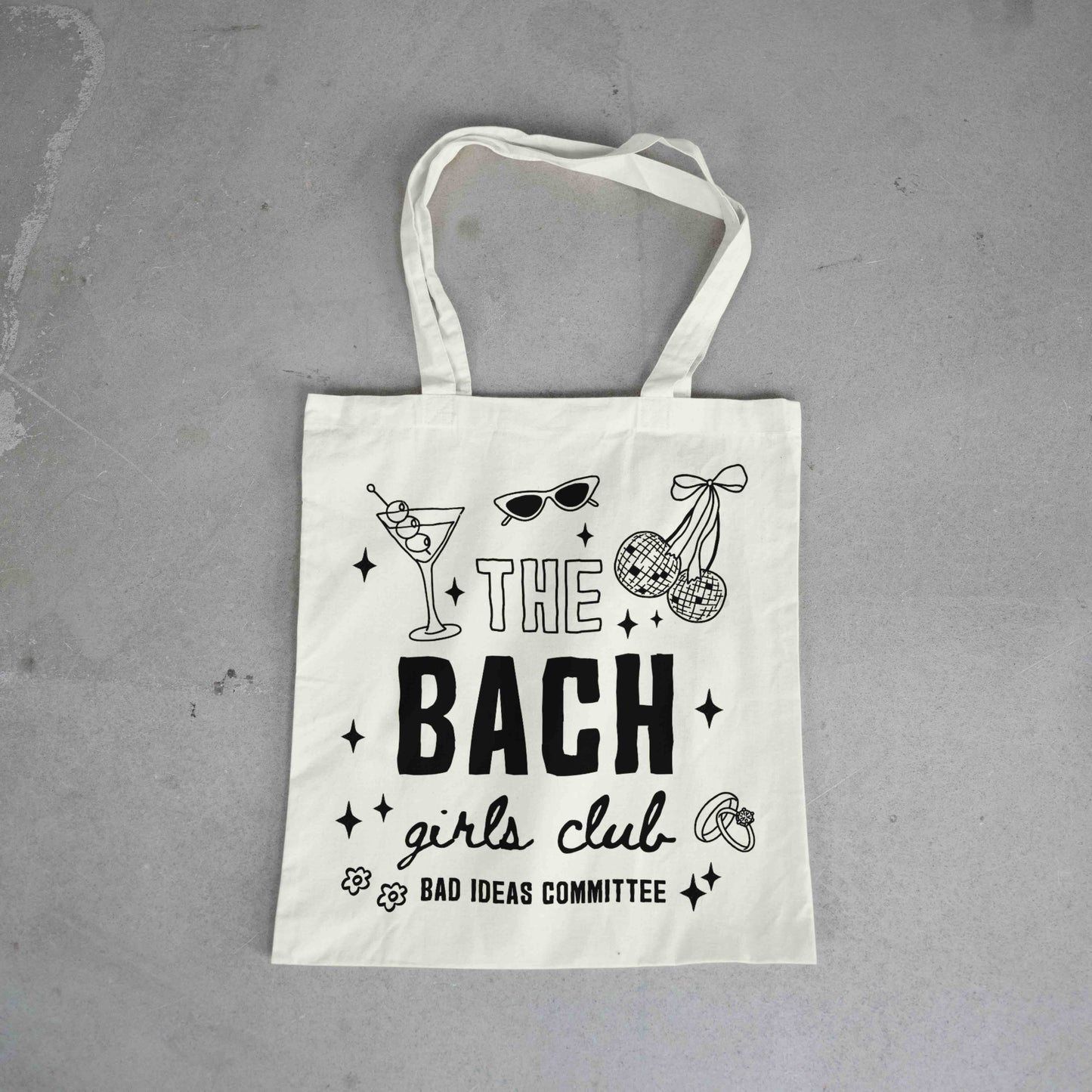 The BACH girls club tote bag