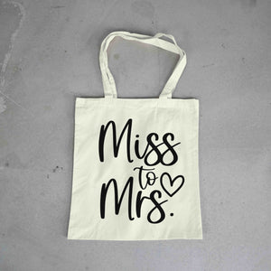 Miss to Mrs BLACK on BEIGE